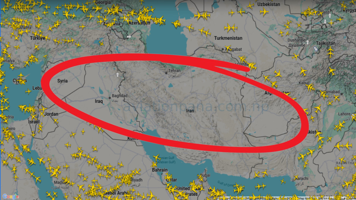 Gulf Airspace Shuts Down, And Nepal Feels It